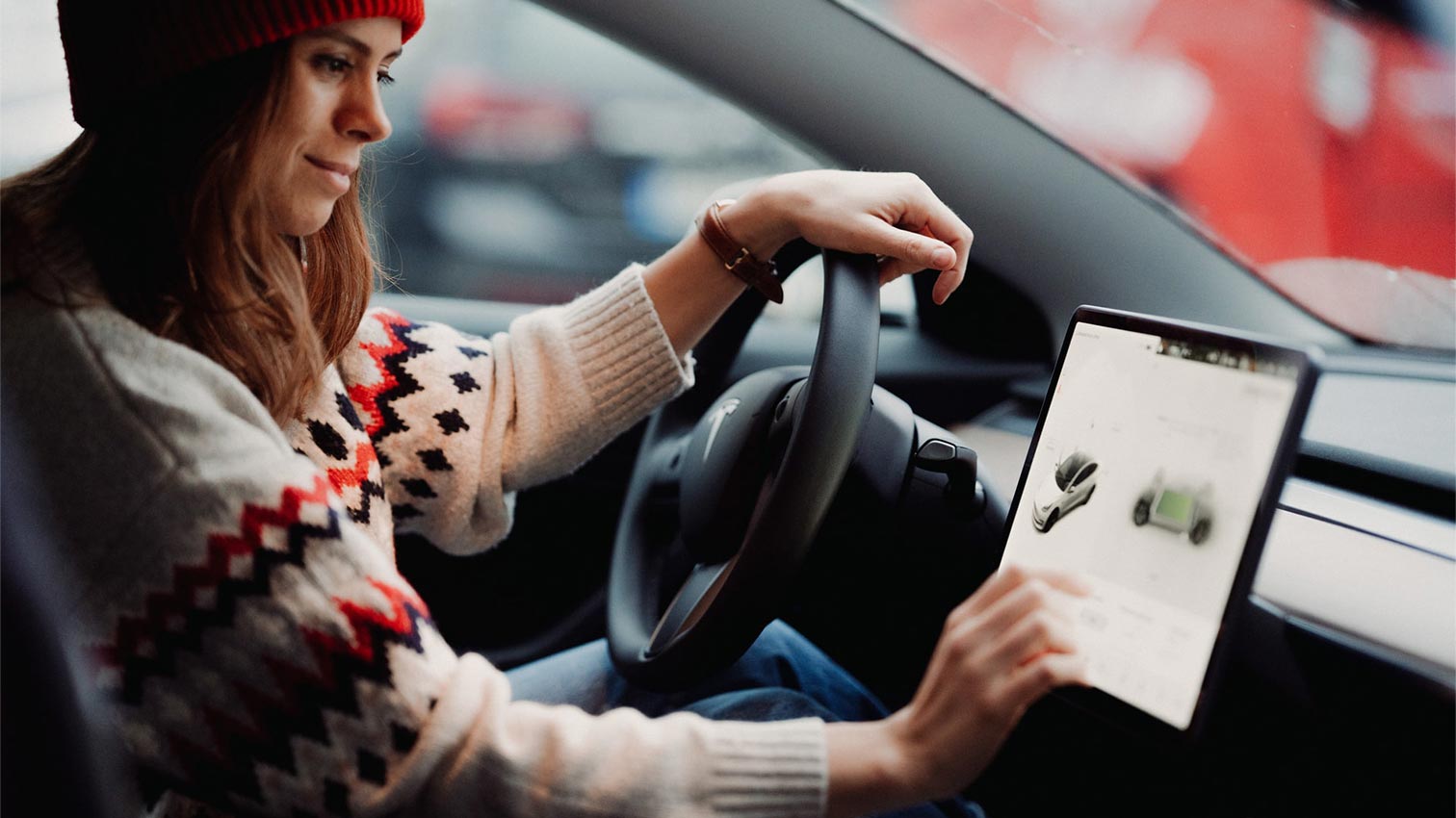 Automatisches Einparken im Tesla aktivieren