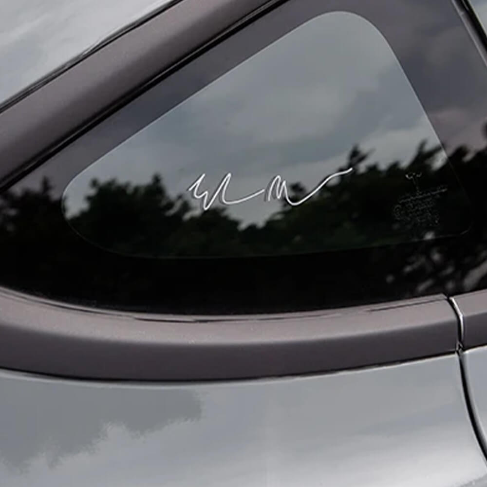 „Elon“ Autogramm-Aufkleber