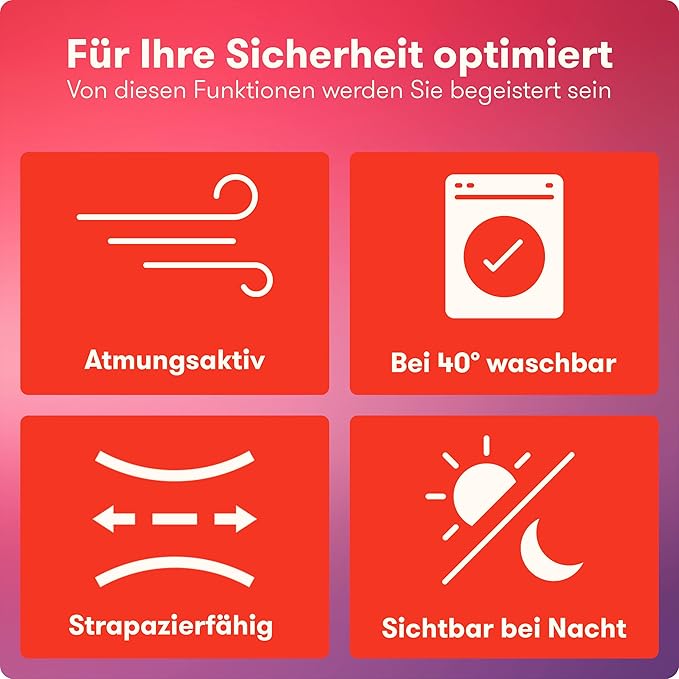 Kfz-Warnwesten 2er-Set für Kinder (5–12 Jahre)