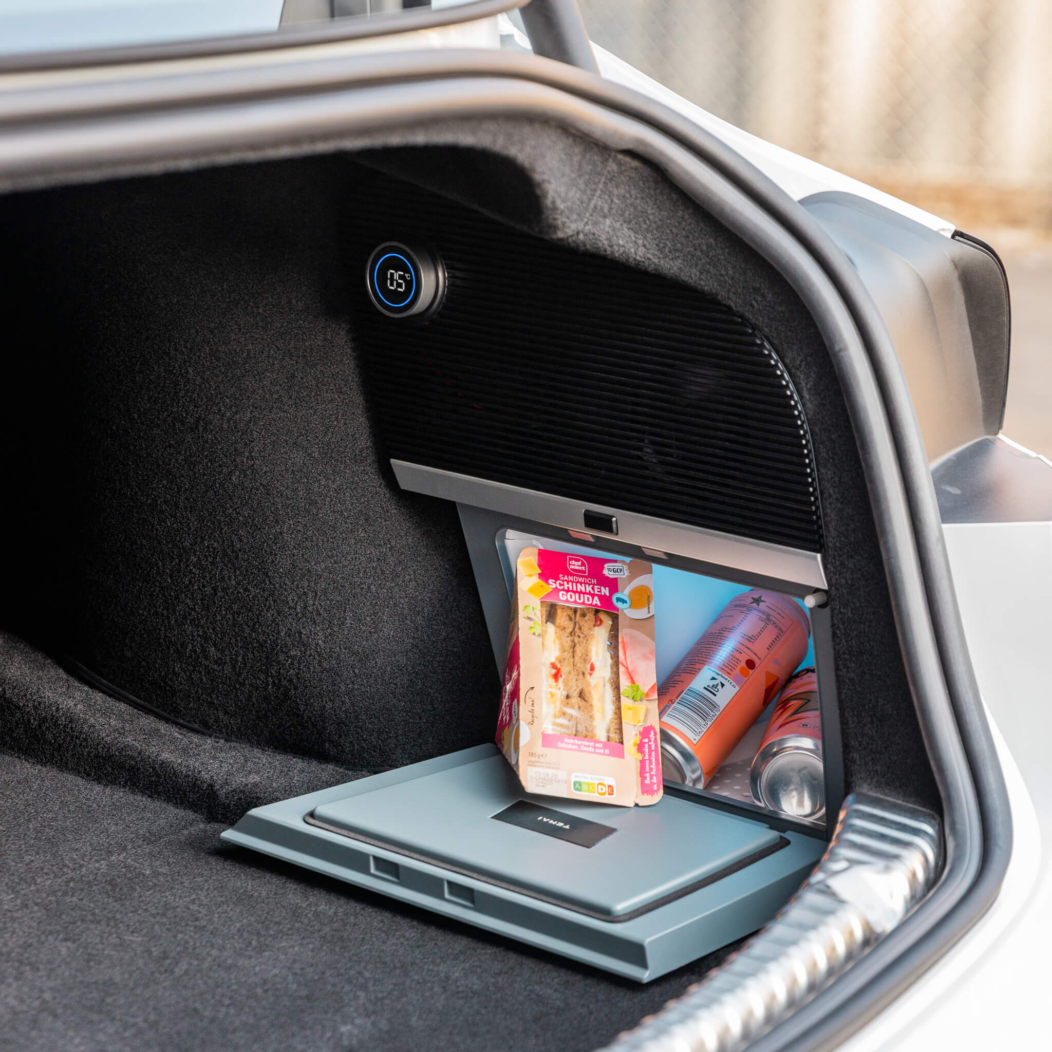 Tesla Model 3 2024–2026: Kühlschrank für den Kofferraum