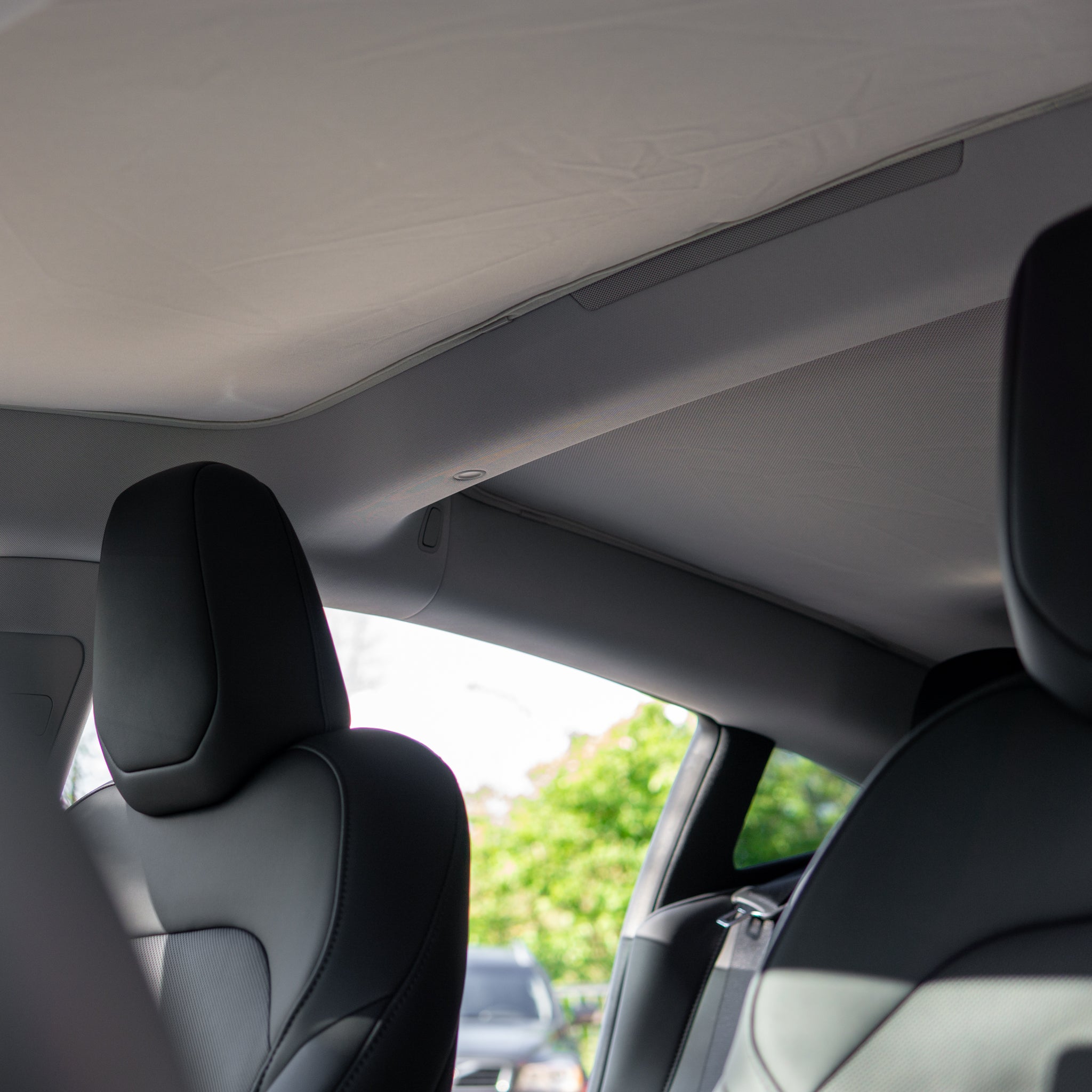 #Farbe_Hellgrau Tesla Model 3 2024 Dach-Sonnenschutz