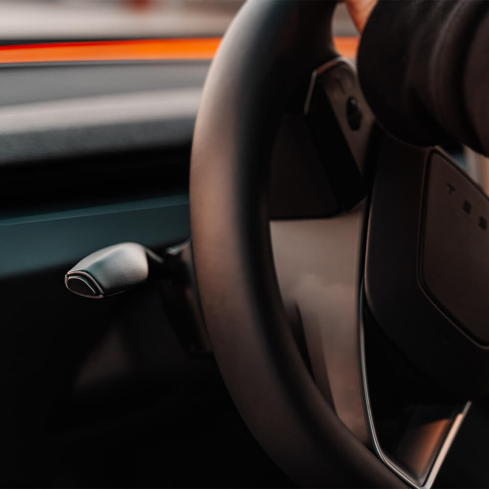 Tesla Model 3 2024: S3XY richtingaanwijzerhendel / S3XY steel