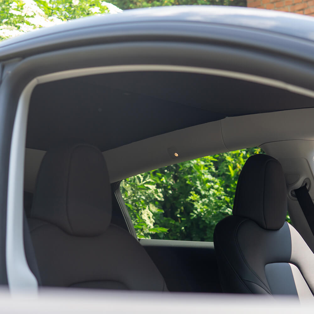 Tesla Model Y Glasdach Sonnenschutz #Farbe_Schwarz