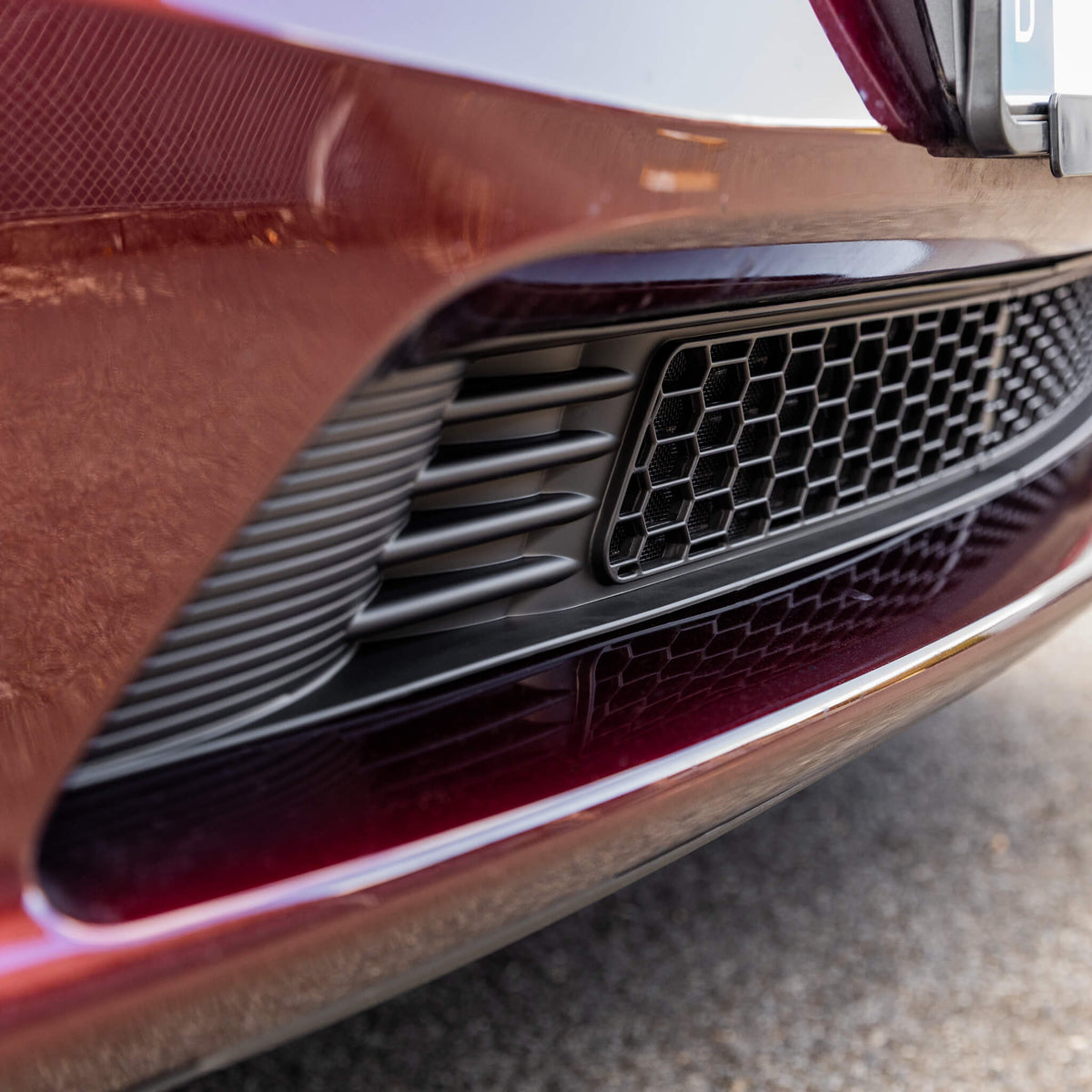 Tesla Model Y: Frontstoßstangen-Schutzgitter