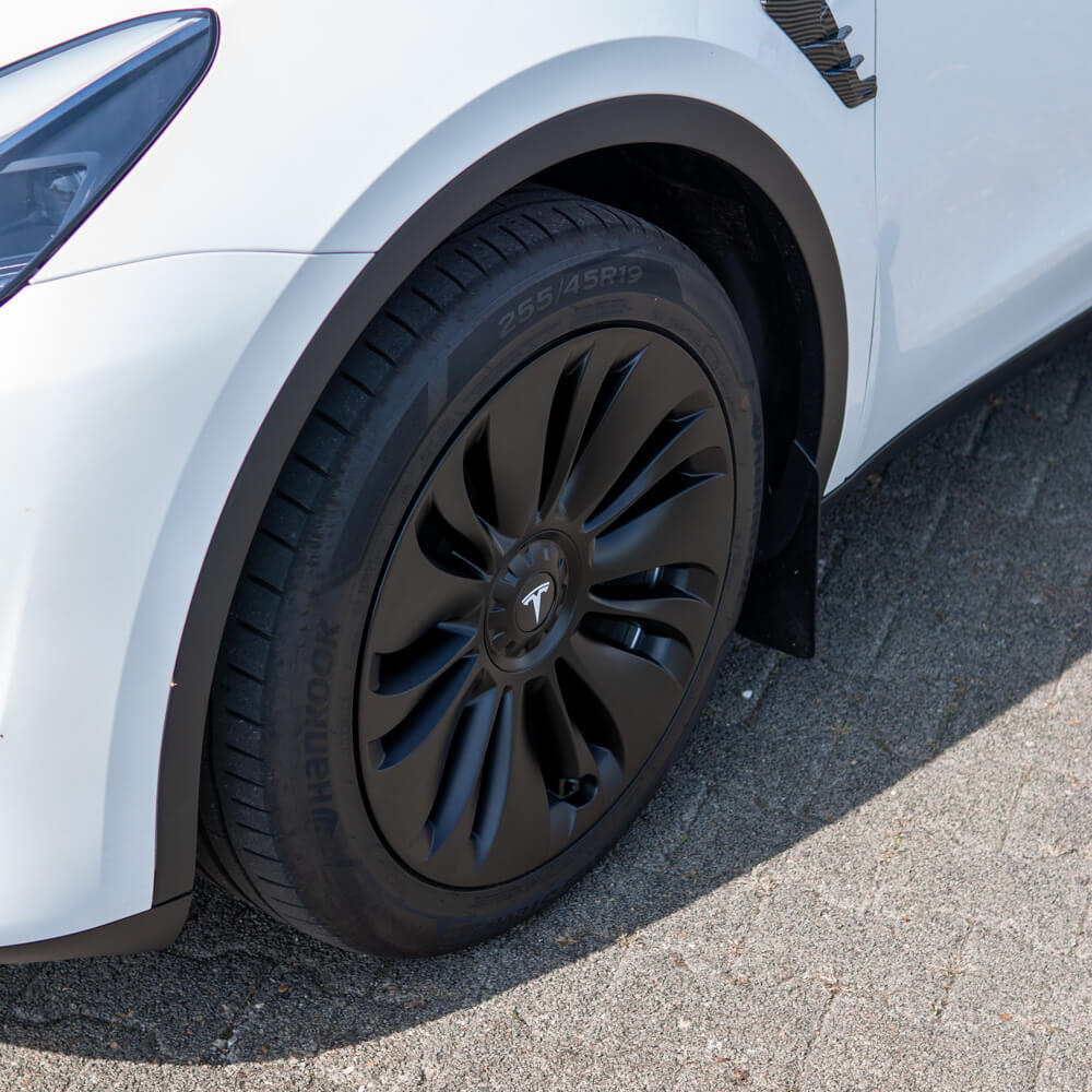 radkappen tesla model y #Radnabe_Logo (Weiß)