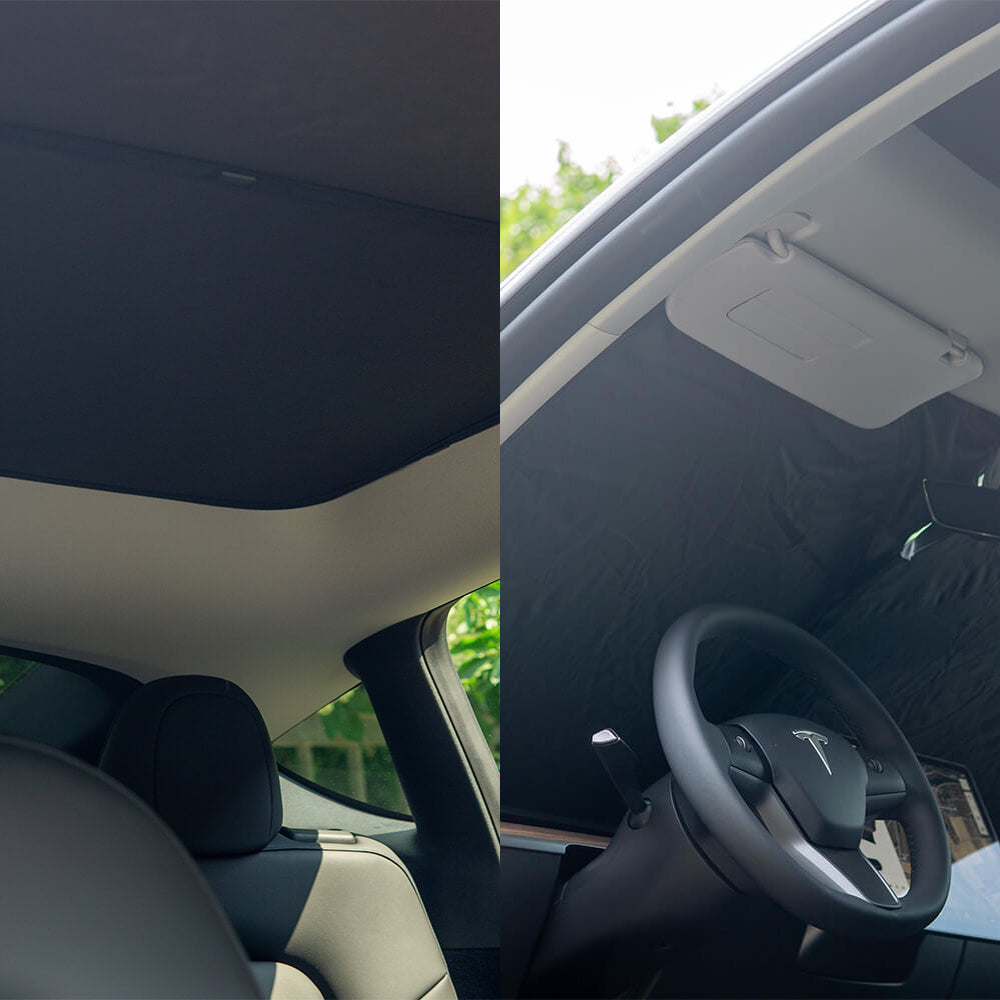 Tesla Model Y Sonnenschutz-Bundle