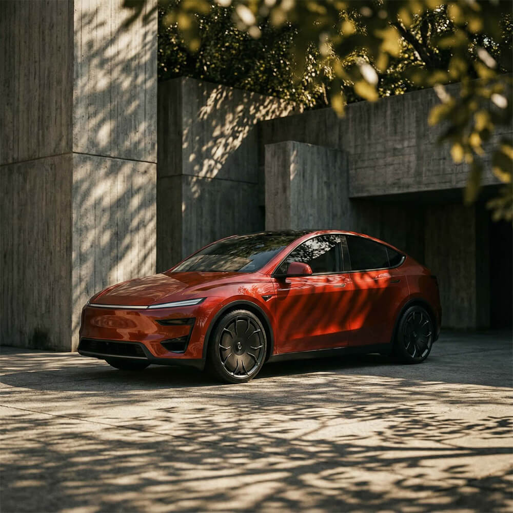 Tesla Model Y The New Aero Felgen CHELA 20" Glossy Titanium