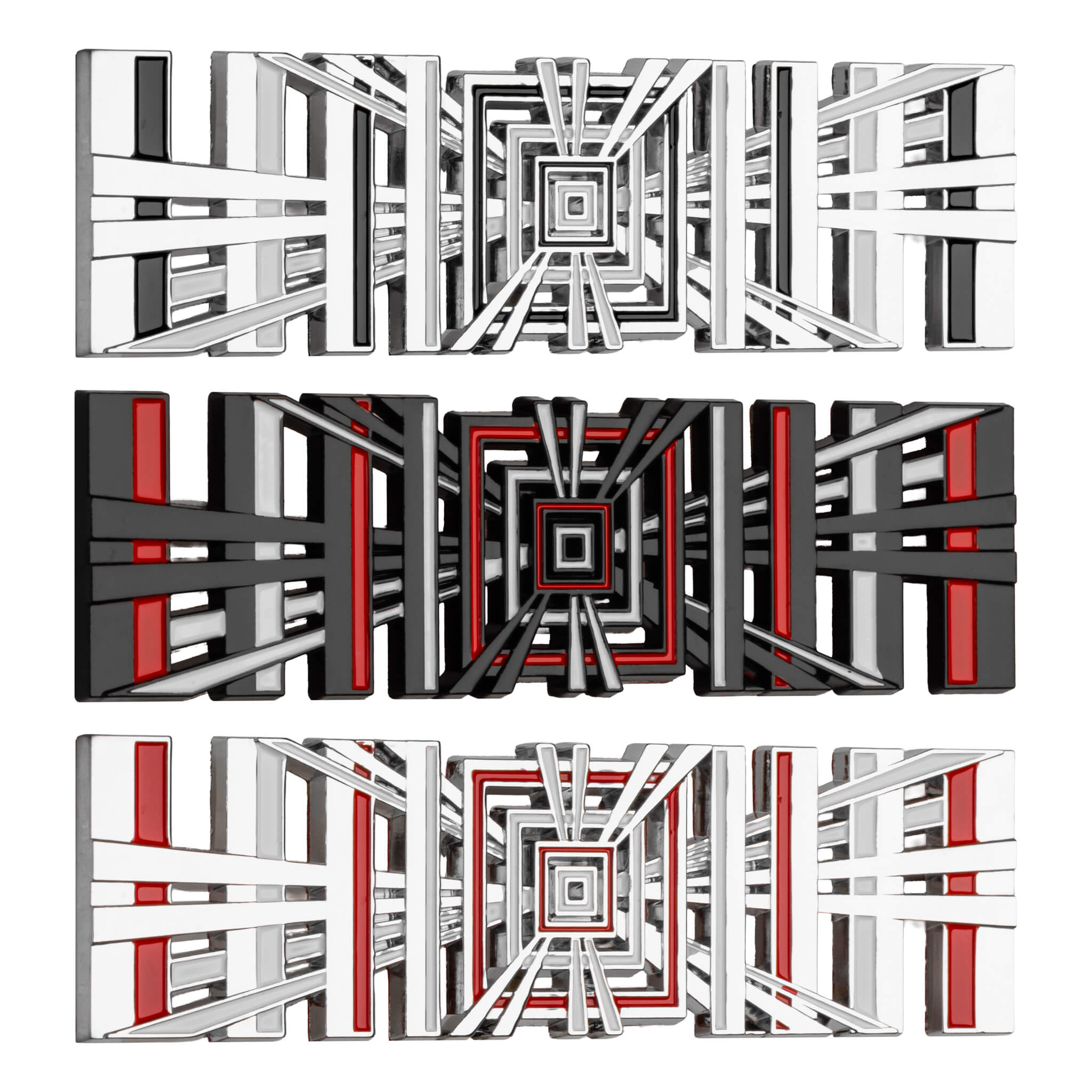 Tesla Plaid-Logo-Plakette