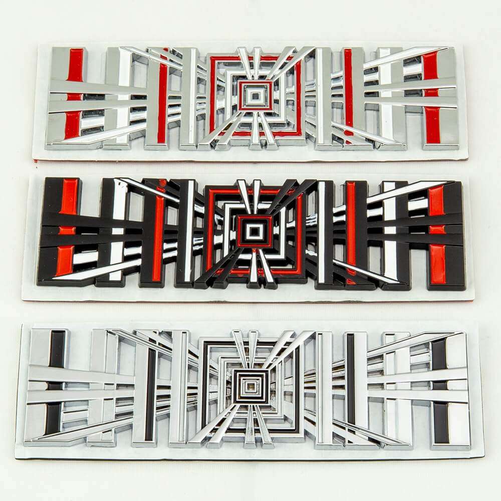 Tesla: Plaid-Logo-Aufkleber