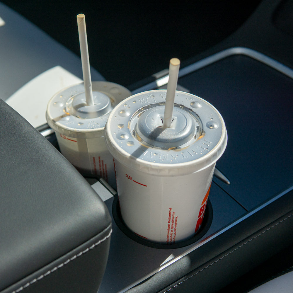 TPE Mittelkonsole Getränkehalter Becherhalter Für Tesla Model 3