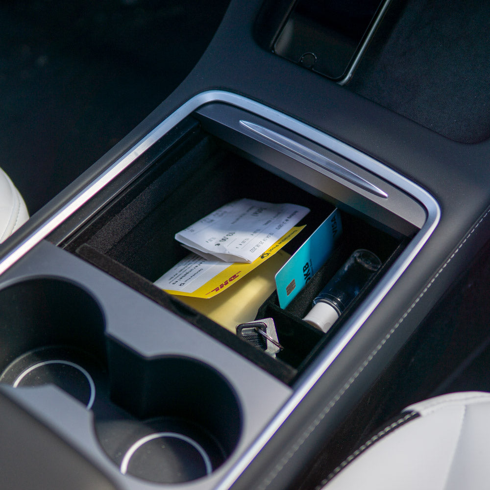 Mittelkonsolen-Organizer-Tablett für Tesla Model 3 / Y-Autozubehör
