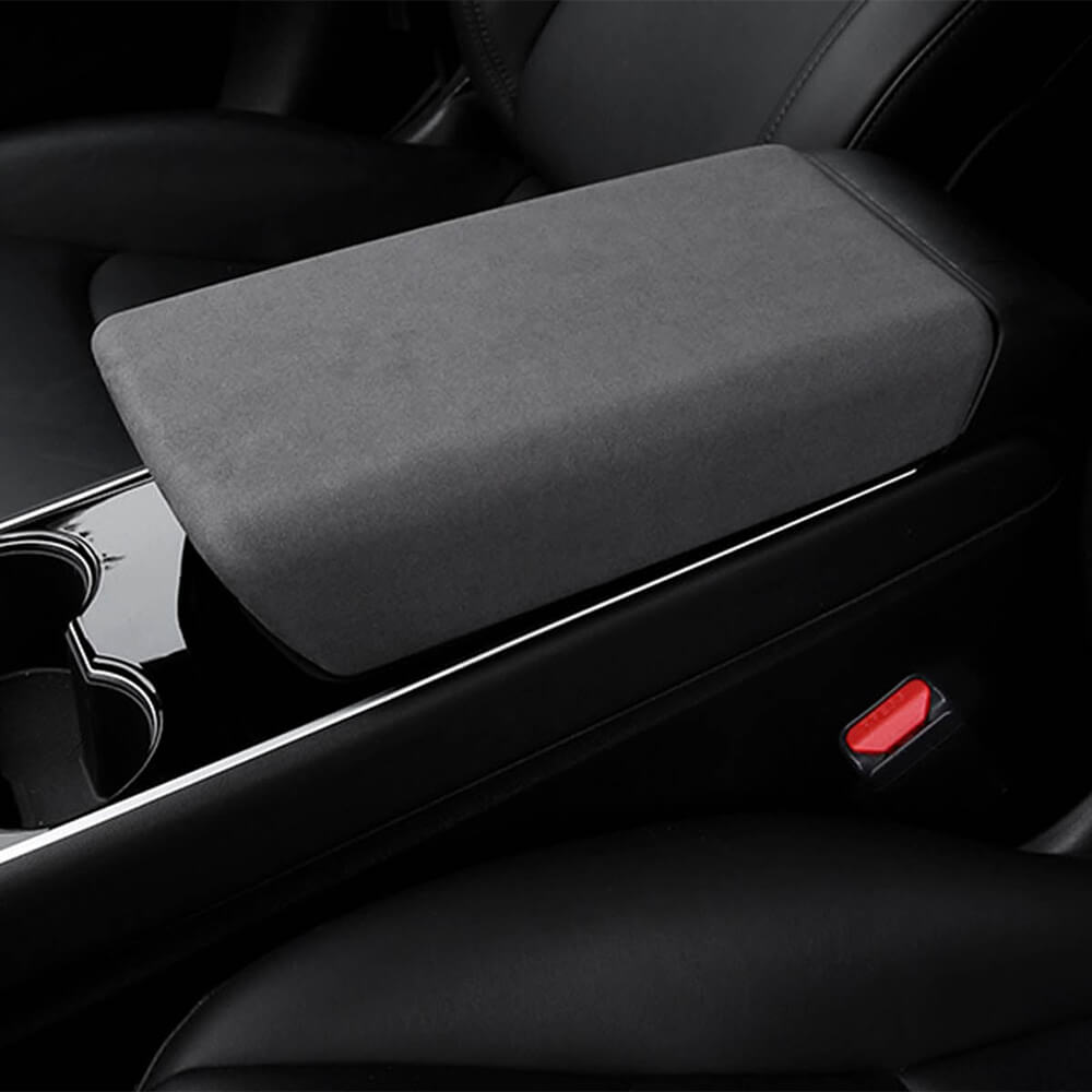TROMED Auto Armlehnen Auflage Leather, für Tesla Model 3 Model S