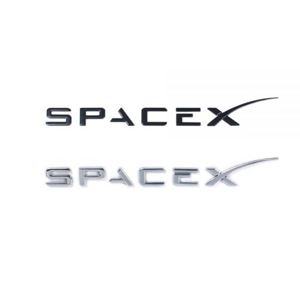 Tesla SpaceX-Aufkleber