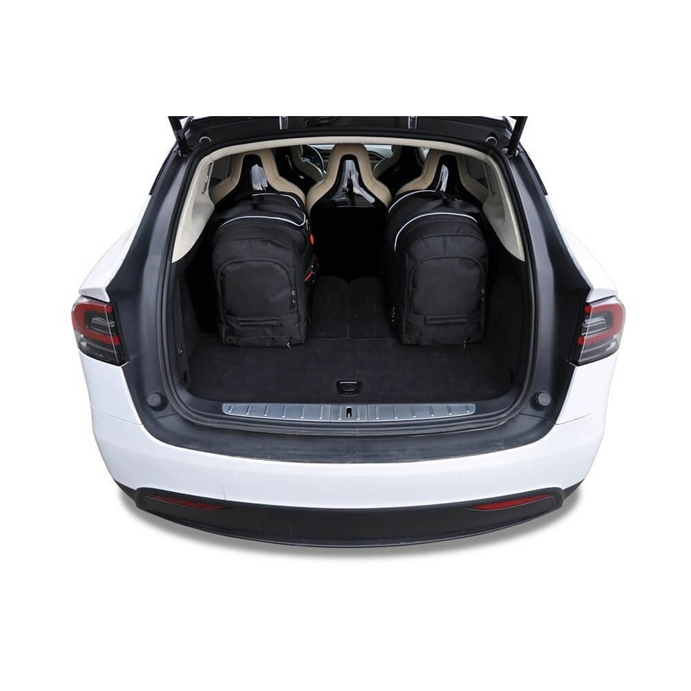 Tesla Model X: tassen sets voor kofferbak + kofferruimte