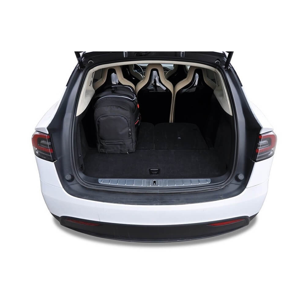 Tesla Model X: tassen sets voor kofferbak + kofferruimte