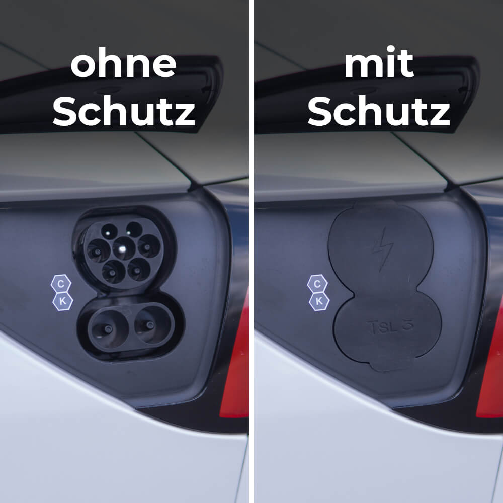 Tesla Model 3/Y: Ladebuchsen-Abdeckung