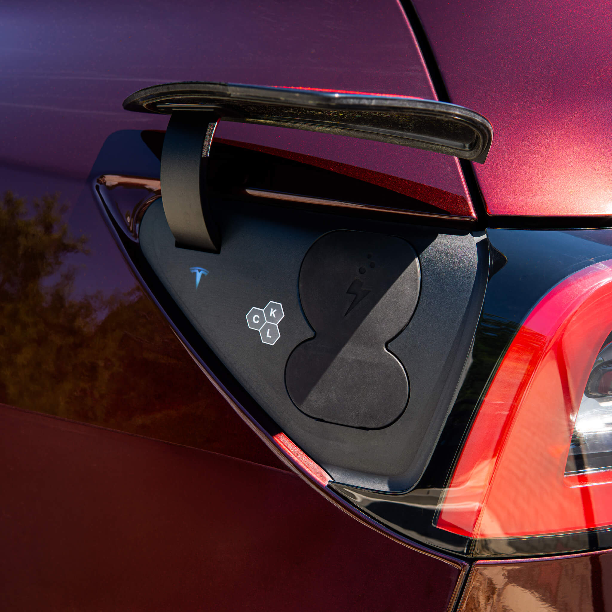 Tesla charging socket cover for all models