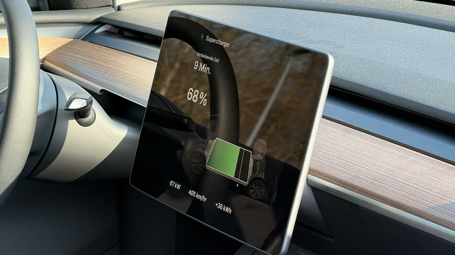 Ladekurve in Tesla Model Y und Tesla Model 3 erklärt