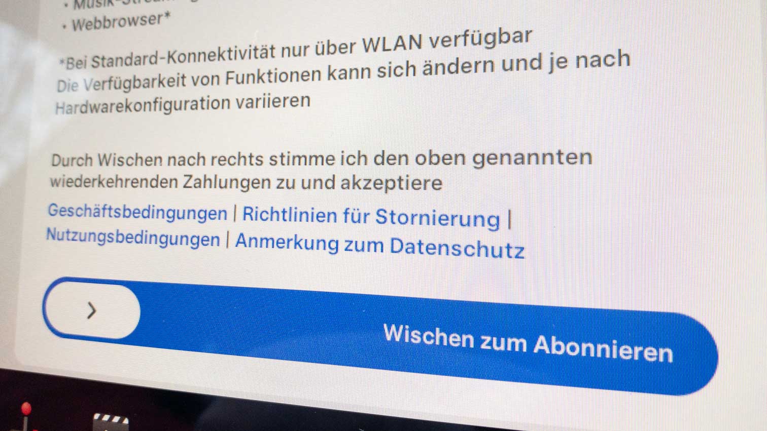 Tesla Premium Konnektivität: Luxus oder notwendig?