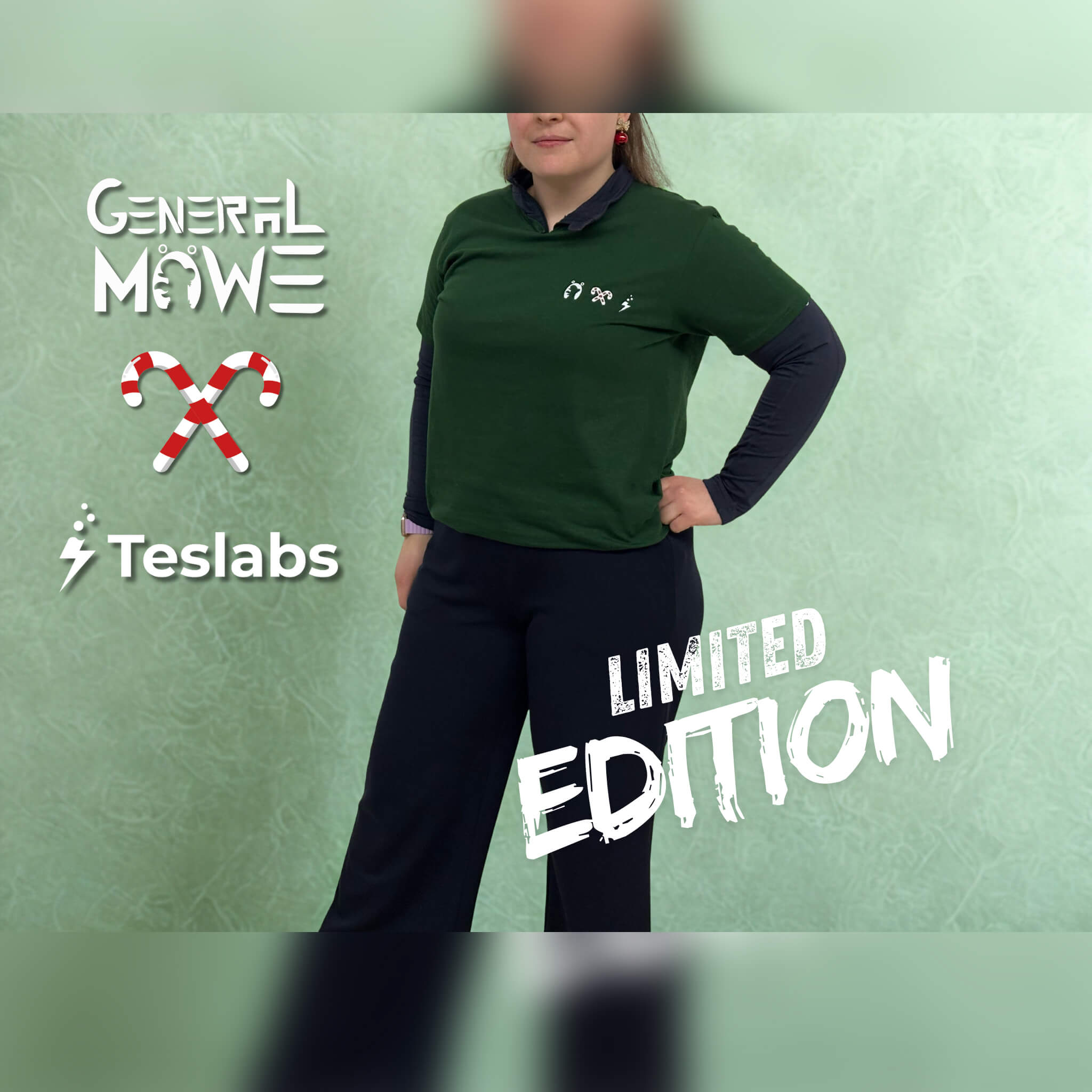 XMAS Crew-Shirt Teslabs X General Möwe