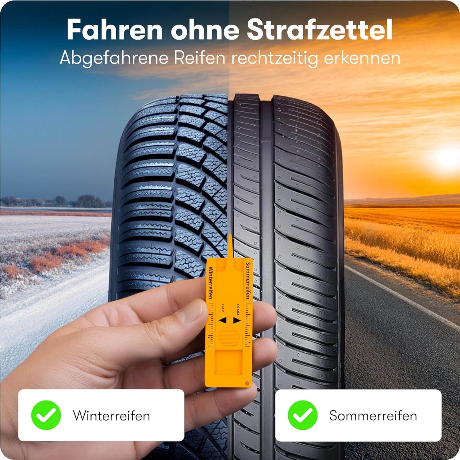 Parkscheibe 5-in-1 (StVO-konform)
