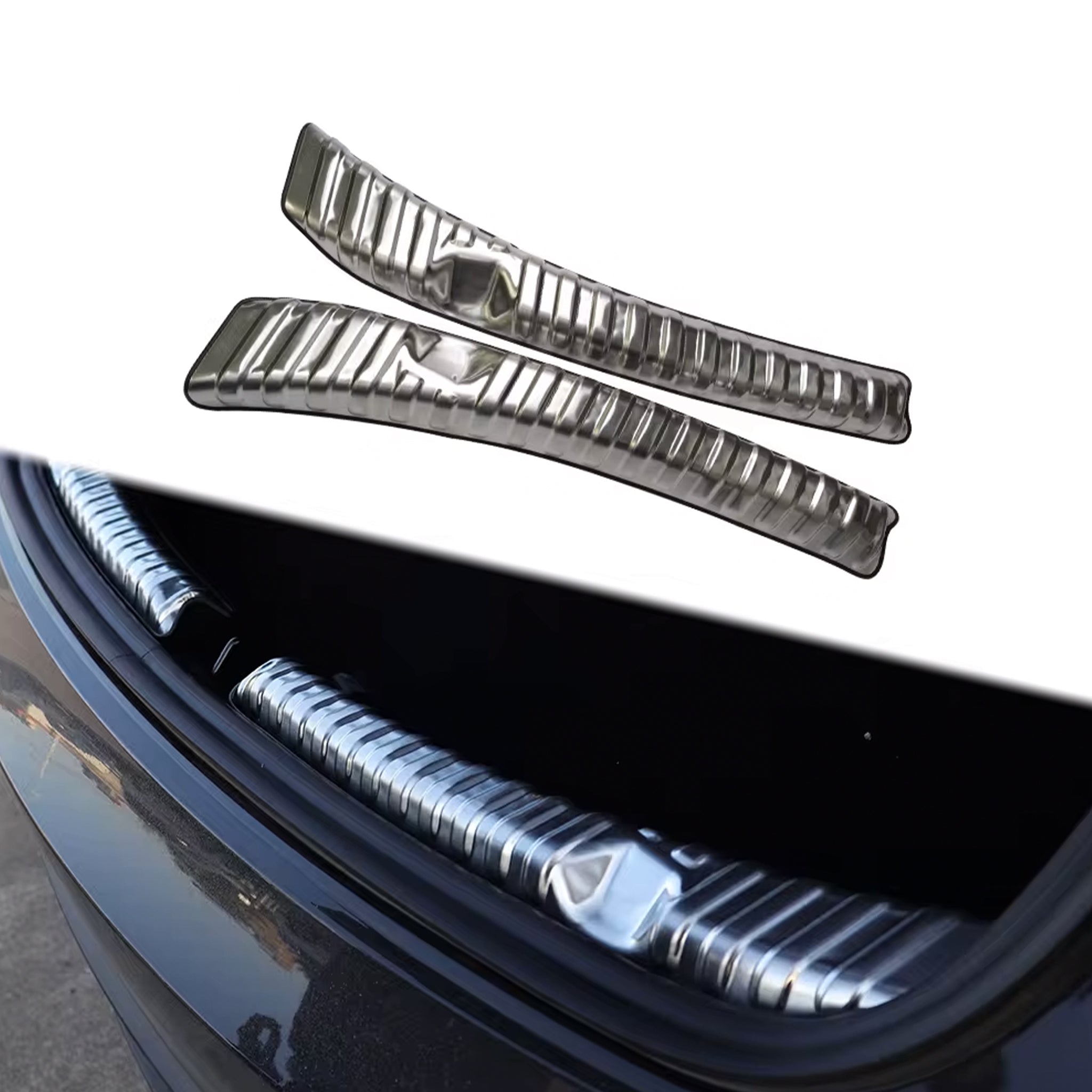 Tesvolution Ladekantenschutz Für Tesla Model 3 - Transparente Schutzfolie Selbstklebend 2021-2025