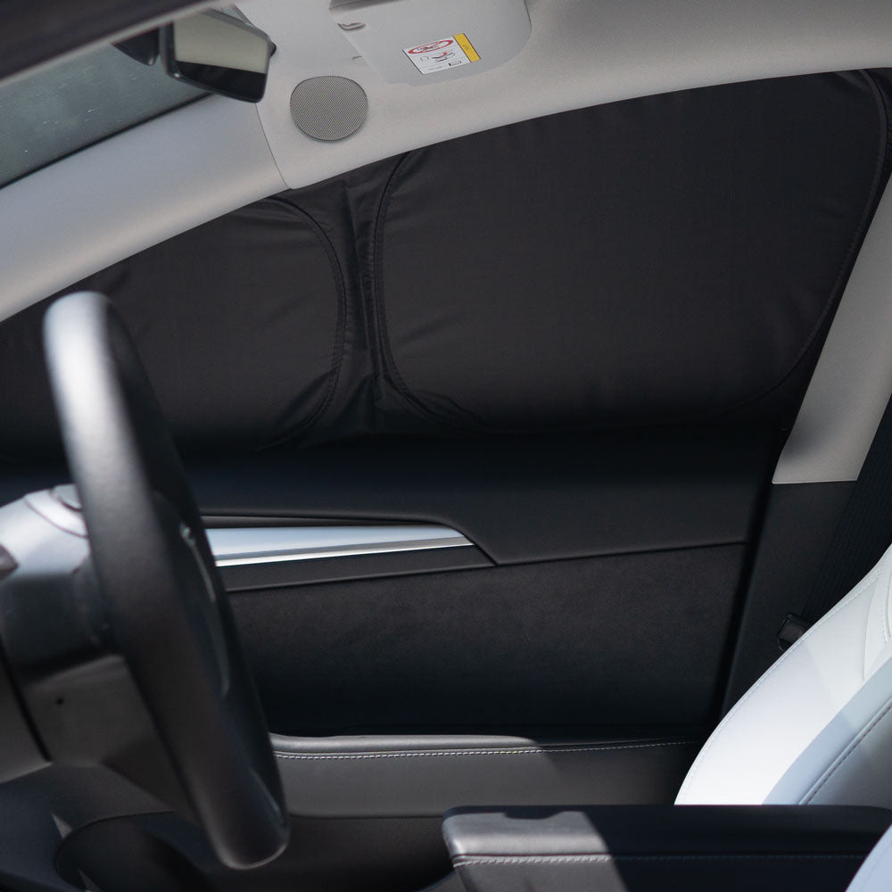 Kaufe ModelX Glasdach-Oberlicht-Sonnenschutz für Tesla Model X Sonnenschutz  vorne hinten Schiebedach Rollo Schattierungsnetz dekoratives Auto
