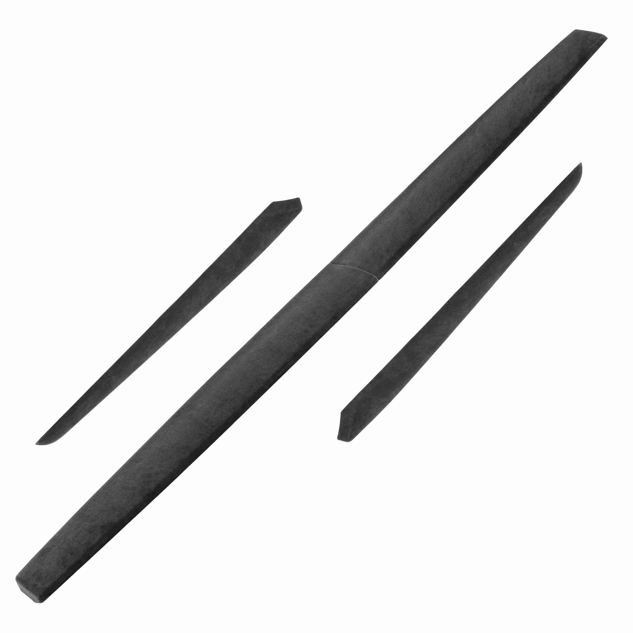 Tesla Model 3/Y: Alcantara-Bundle (Dashboard + Tür-Zierleisten)