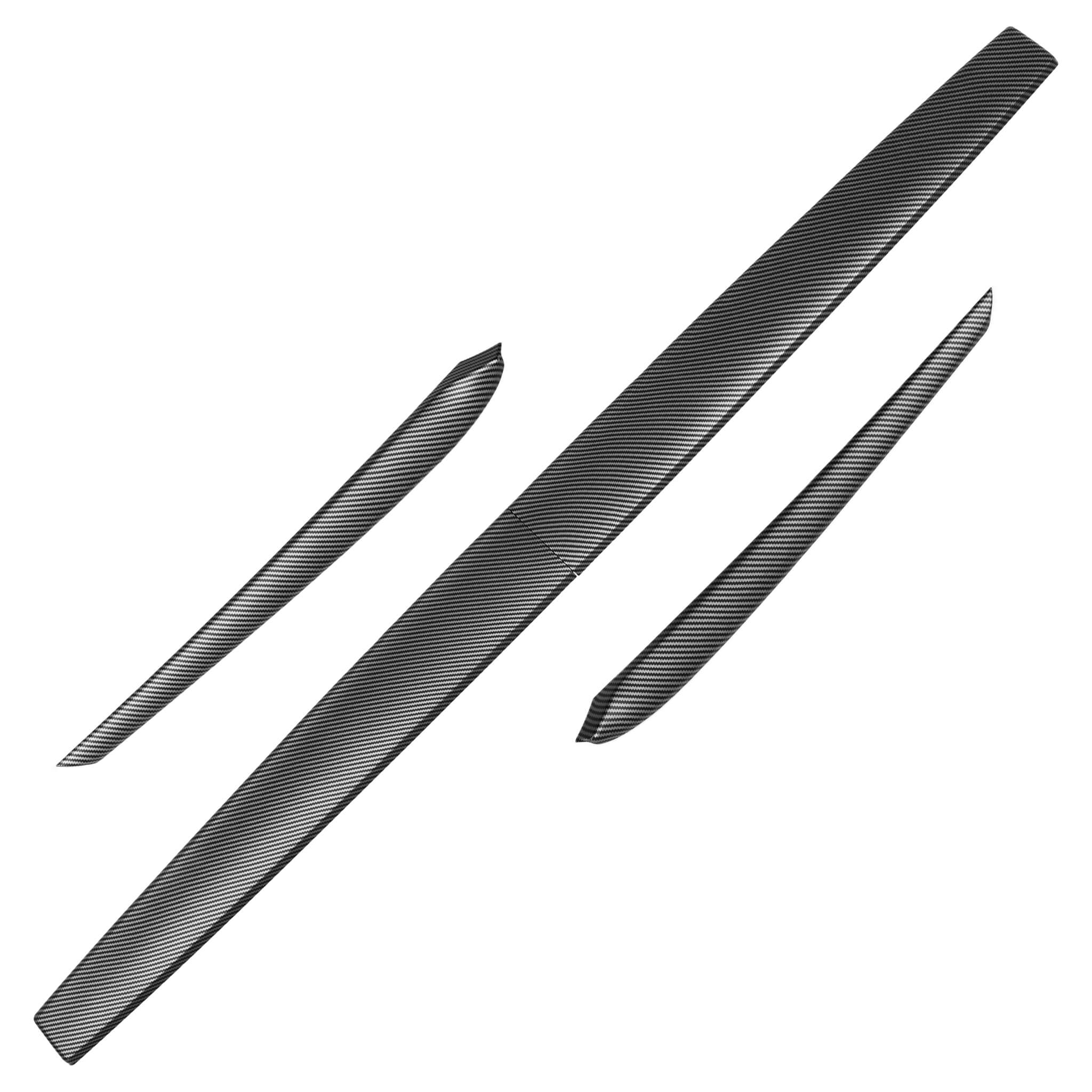 Tesla Model 3/Y: Carbon bundle dashboard + door trim strip