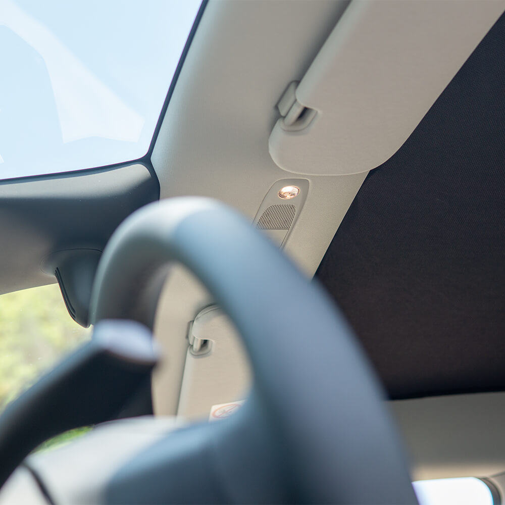 Autodach fenster Sonnenschutz kompatibel für Tesla Modell y faltbare  Schiebedach Schatten Wärme dämm abdeckung