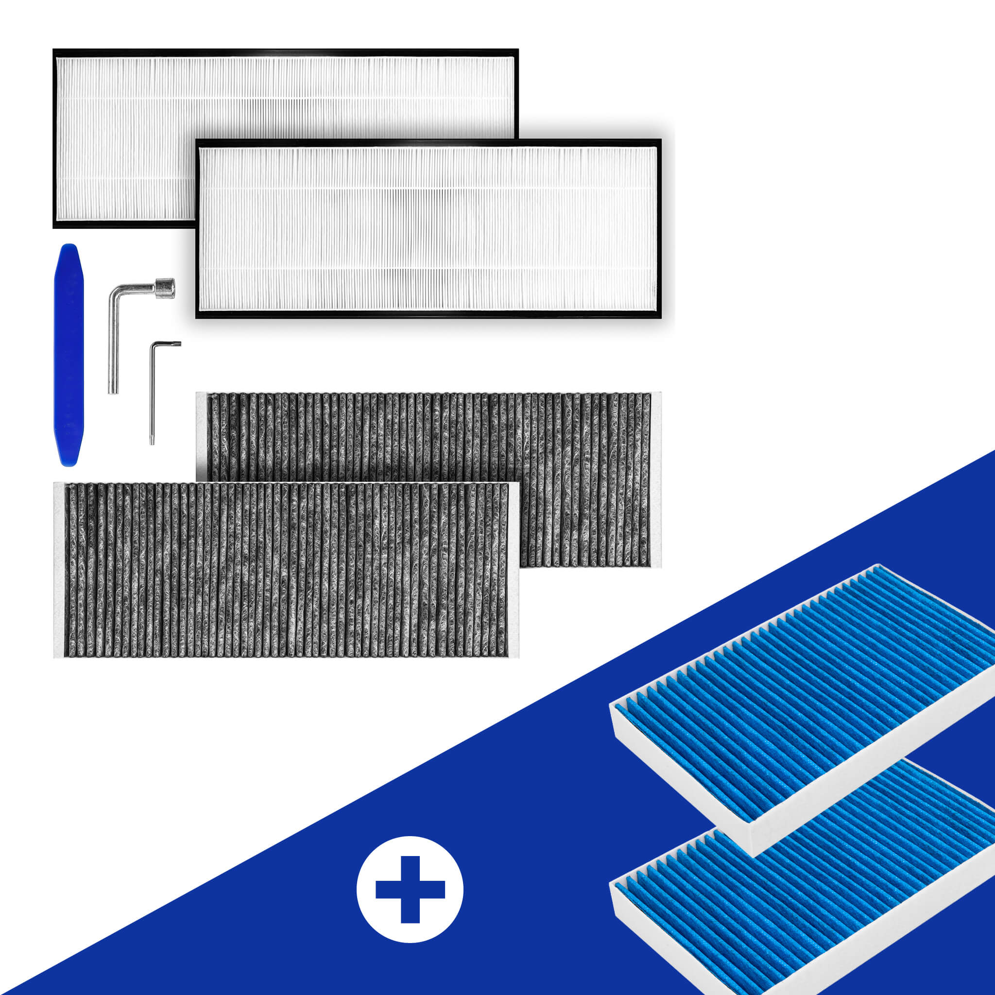 Tesla Model Y: Filter-Bundle (HEPA + Innenraum)