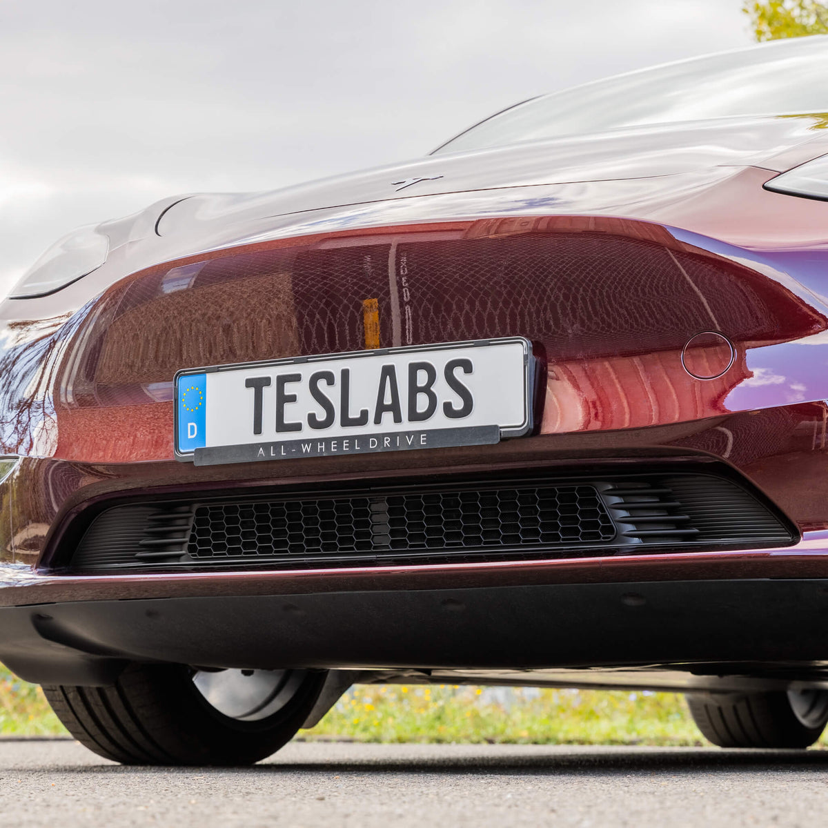 Tesla Model Y: Frontstoßstangen-Schutzgitter