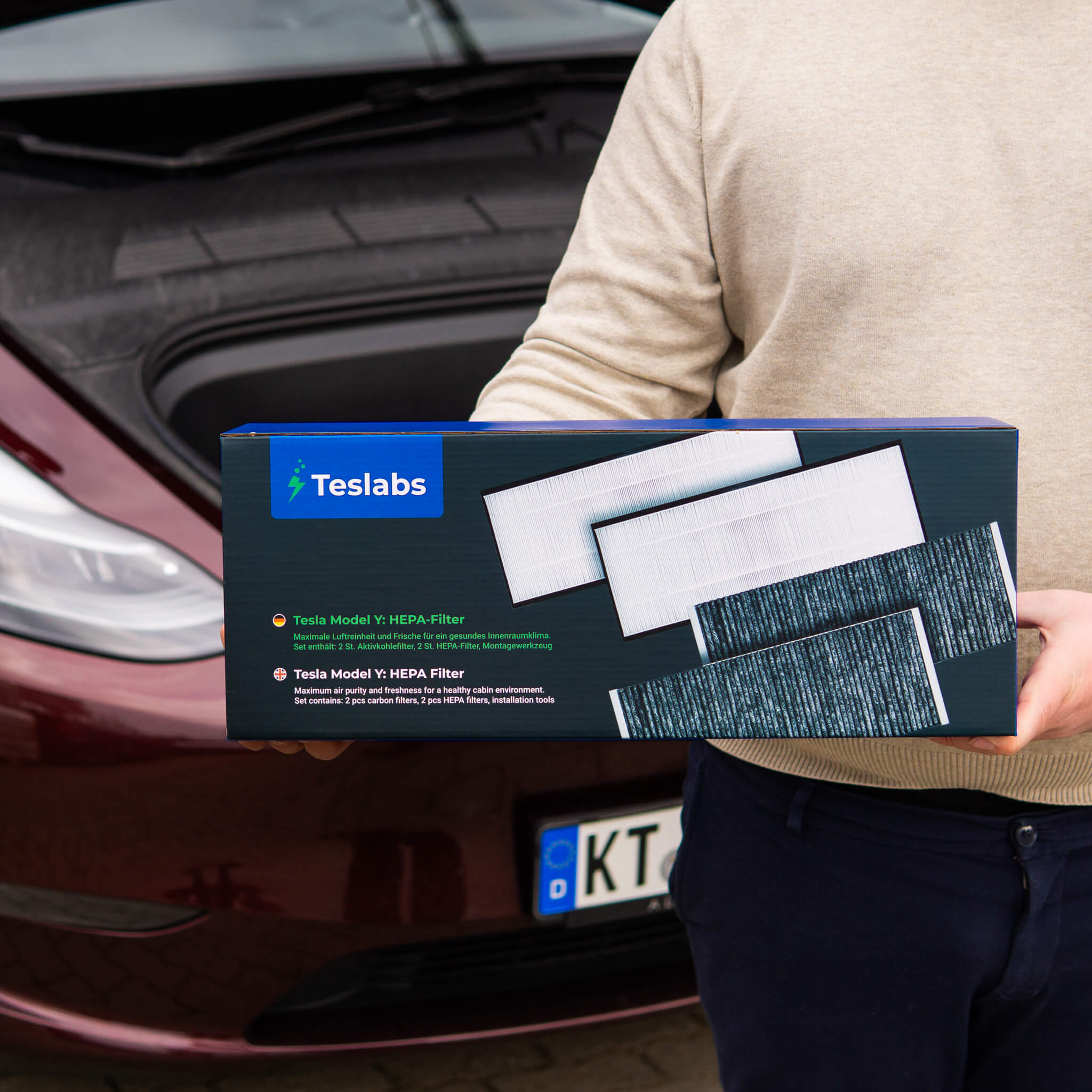 Tesla Model Y: HEPA-filter