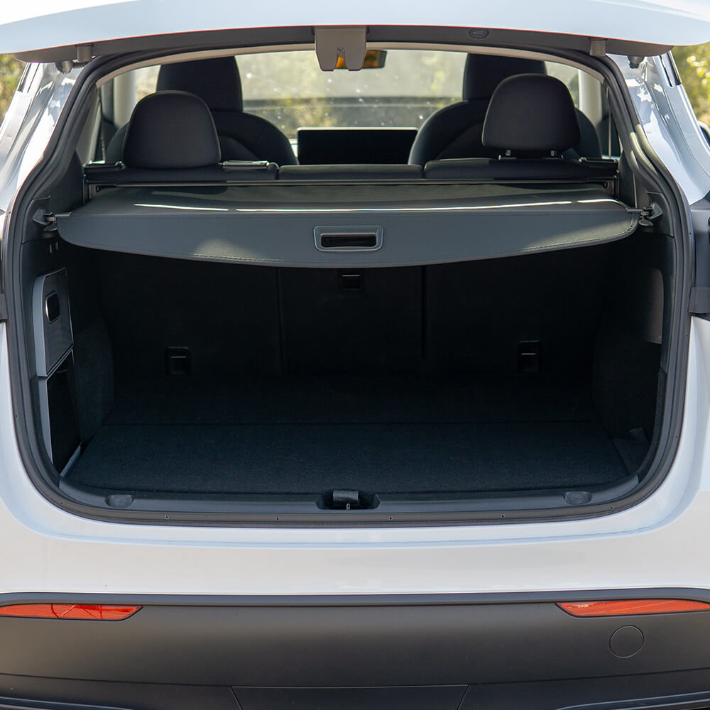 FERY Auto Einziehbare Hintere Kofferraum Hutablage für Tesla modèle Y 2020  2021, Einziehbarer Auto Laderaumabdeckung Ausziehbar Kofferraum Schutz  Abdeckung: : Auto & Motorrad