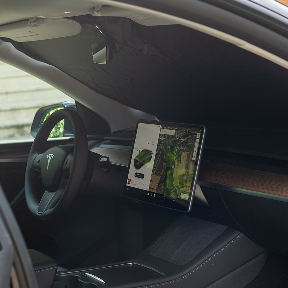 Autoglasdach Sonnenschutz für Tesla Model S Front-Heck-Schiebedach