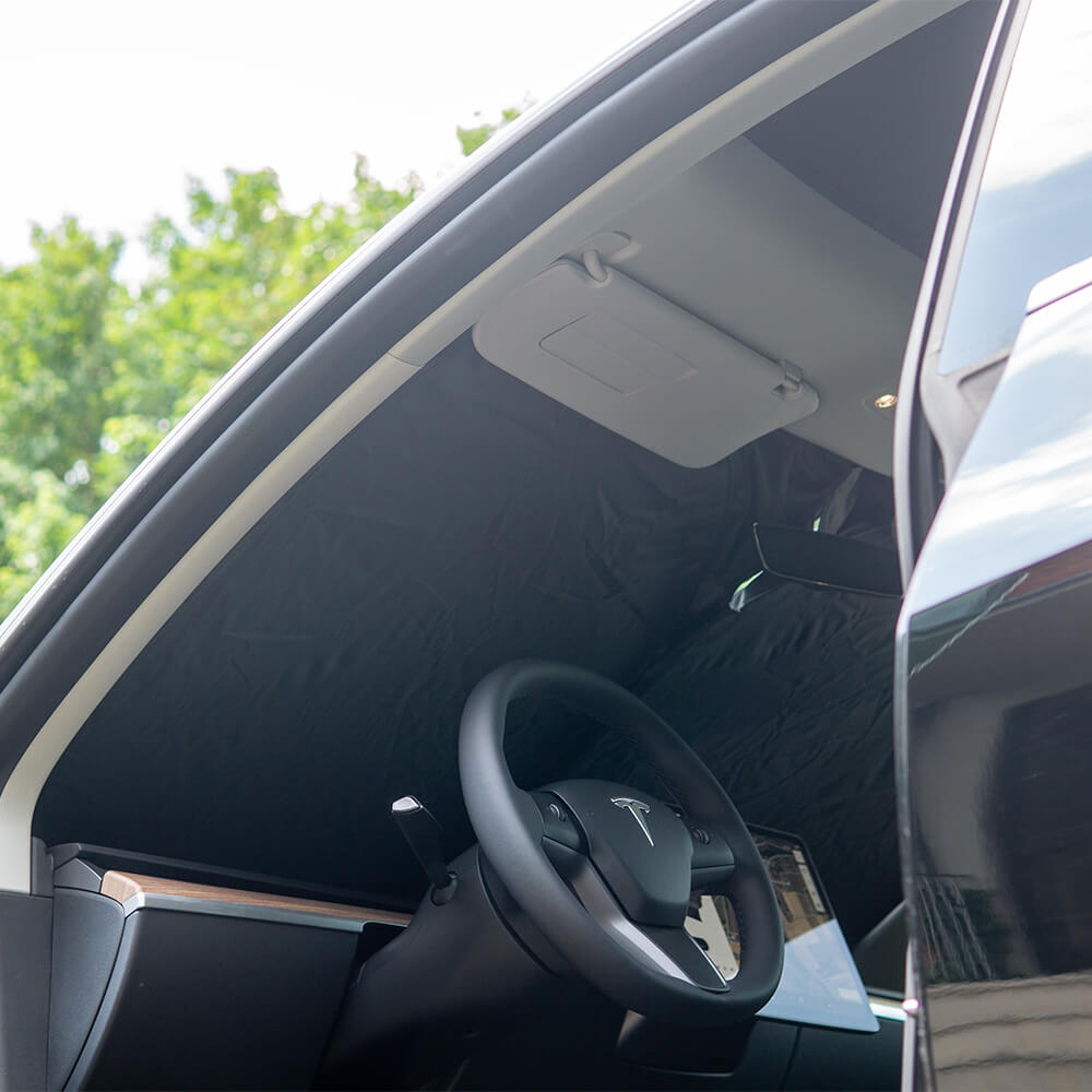 Tesla Model S(2012-2023) Privatsphäre Wärme isolierte Vorhänge Fenster S –  TESLAUNCH