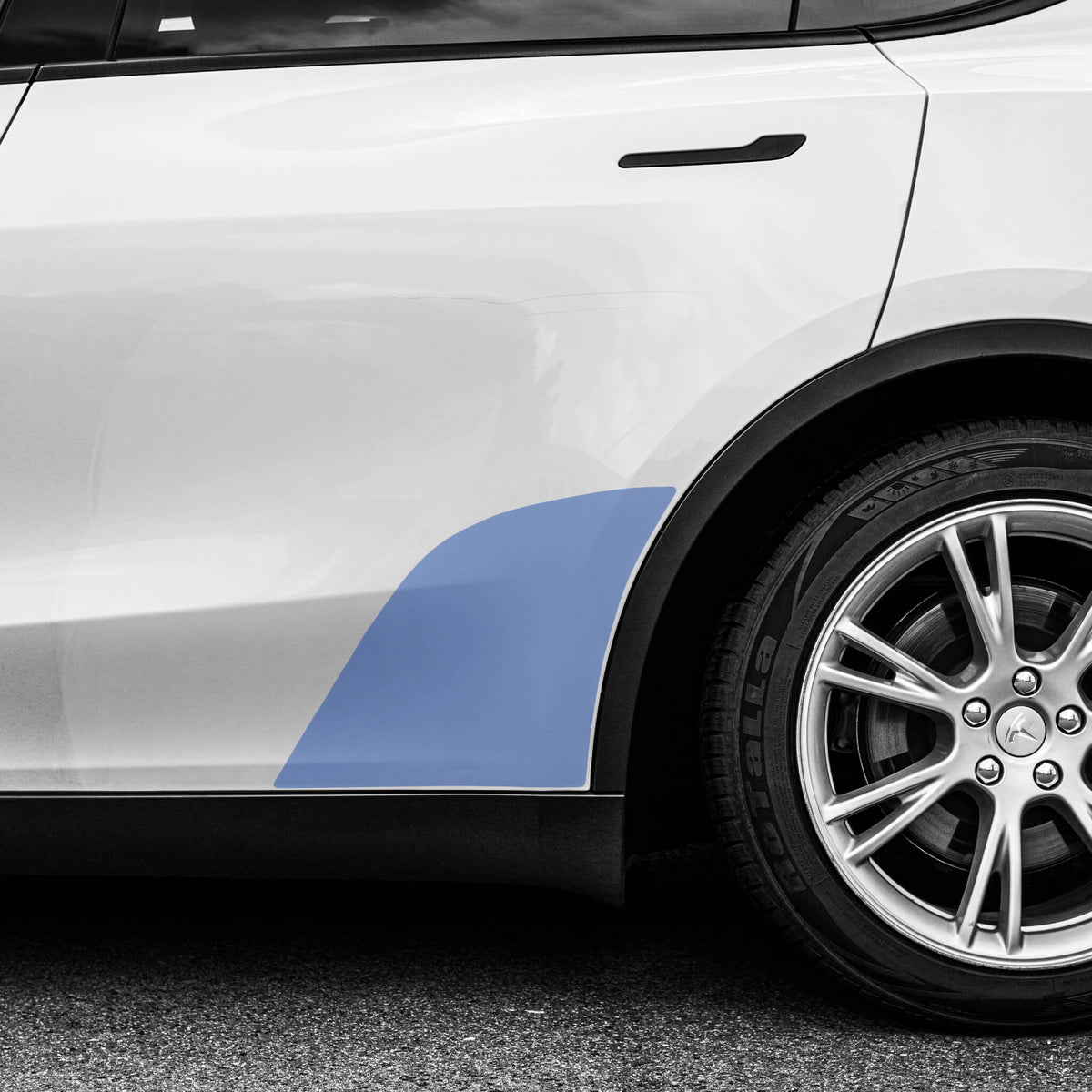 Tesla Model Y Steinschlagschutzfolie für den Radlauf