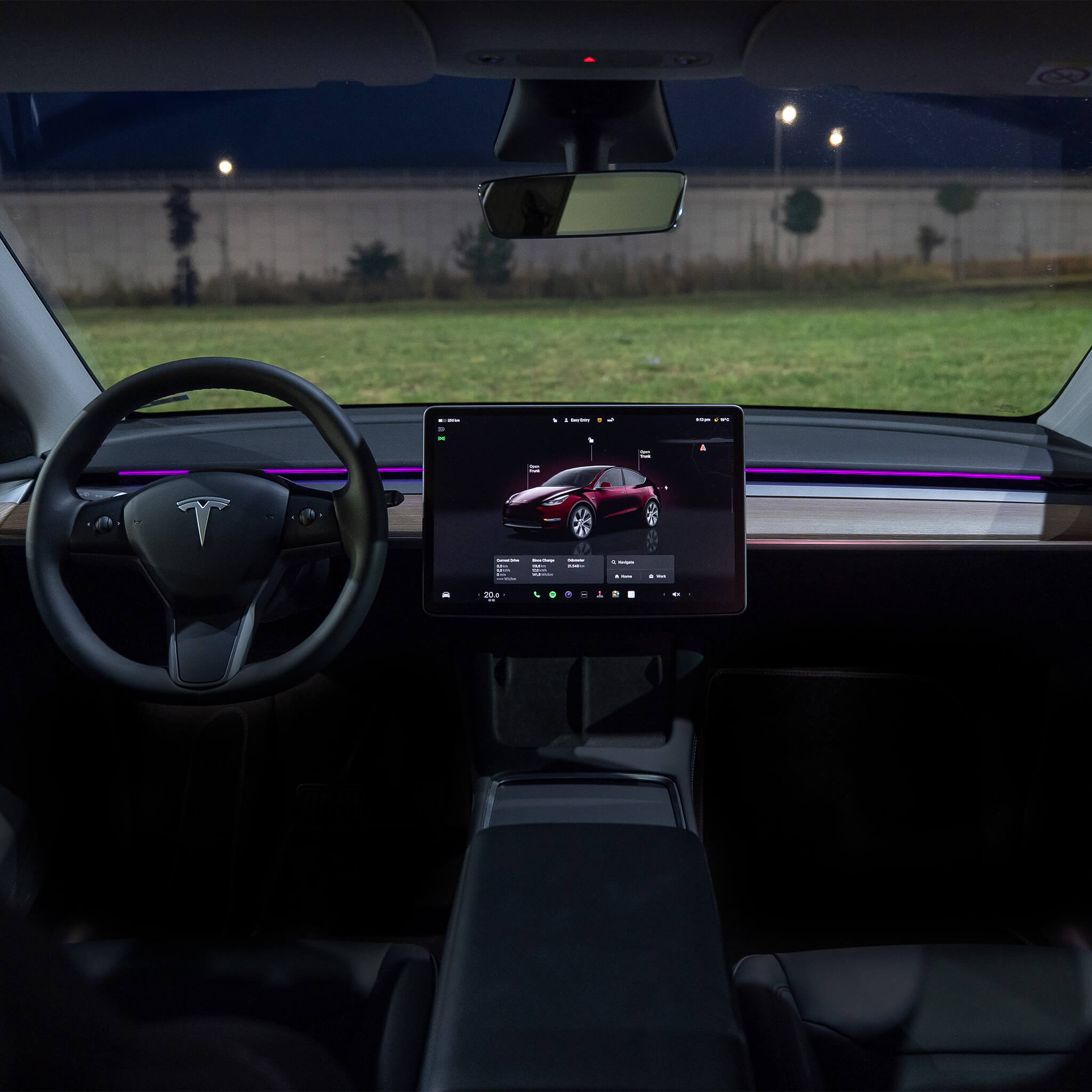 Tesla Model Y Ambientebeleuchtung