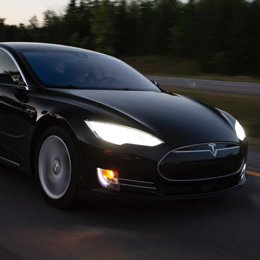 SOBONITO Tesla Model 3 Auto-Sitzbezüge Set,Schwere Tiefe Wildleder