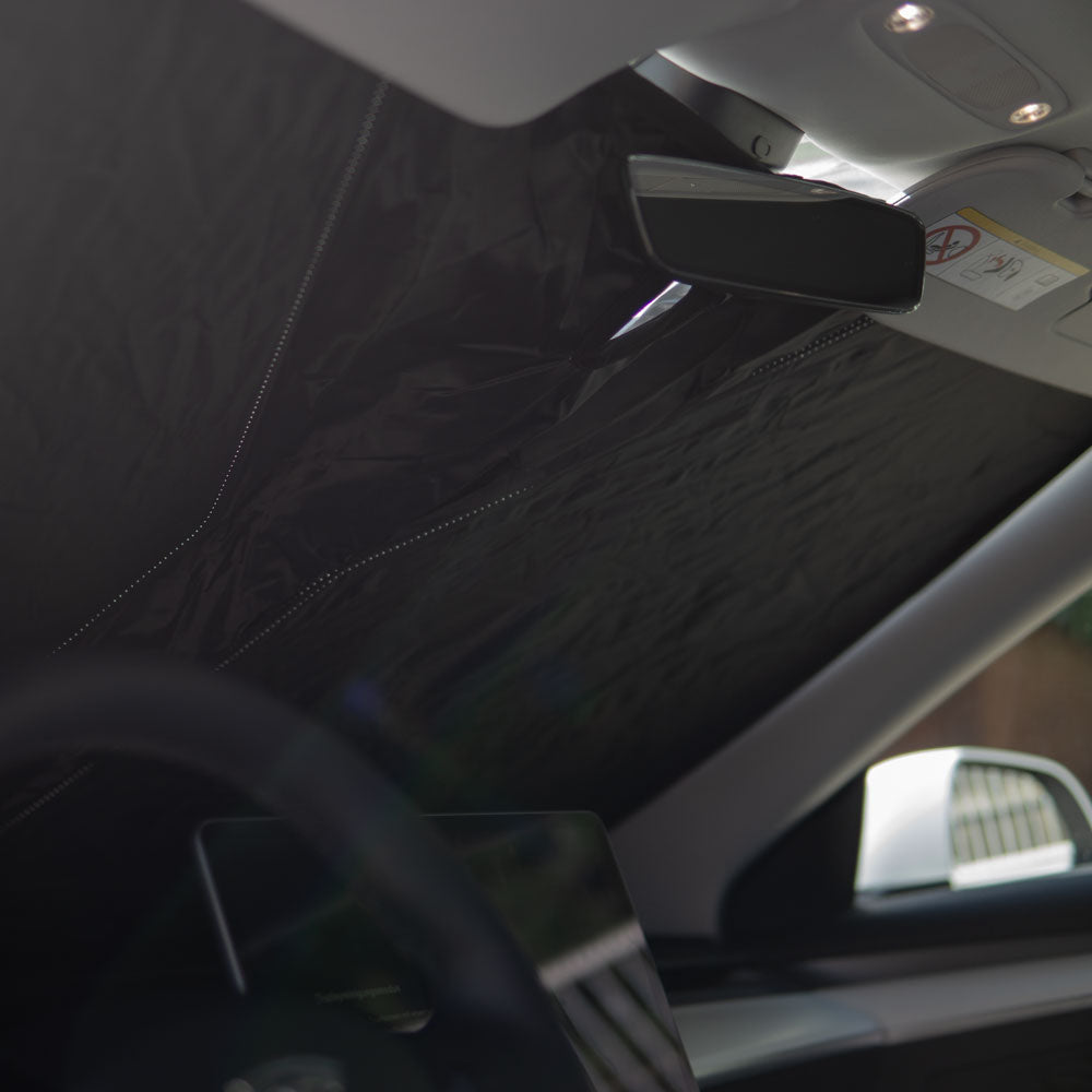 Auto Magnetische Windschutzscheibe Abdeckung für Tesla Modell 3 Auto  Sonnenblende Frontscheibe Schnee Abdeckung Fenster Protector Auto