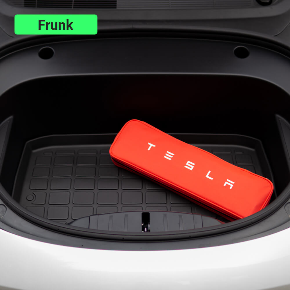 Tesla Model 3: Gummimatten-Bundle (Innenraum + Frunk + Kofferraum)